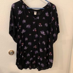 Old Navy womens flowy flowered top